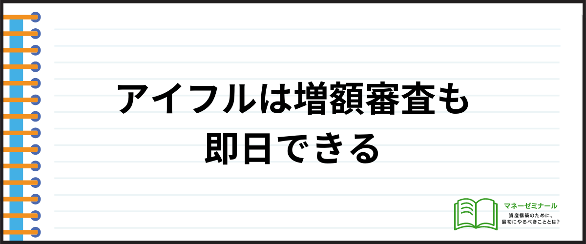 アイフルの増額審査