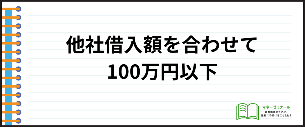 収入証明いらない_100万円以下